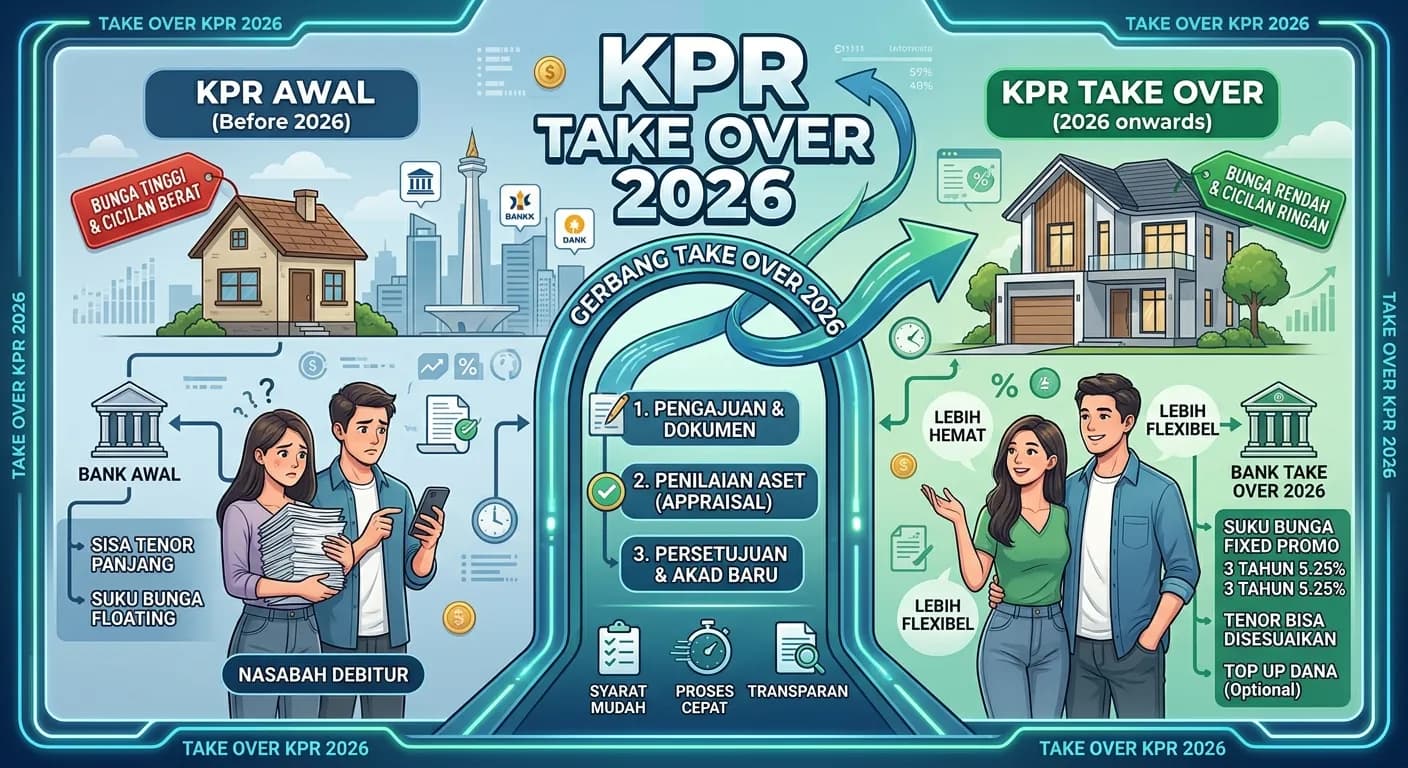 KPR Take Over 2026: Syarat, Simulasi Cicilan & Kapan Lebih Untung