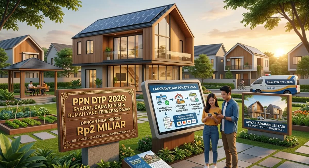 PPN DTP 2026: Syarat, Cara Klaim & Rumah yang Terbebas Pajak hingga Rp2 Miliar