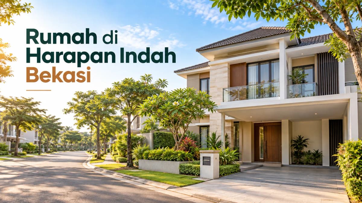 Rumah di Harapan Indah Bekasi 2026: Harga & Akses Tol