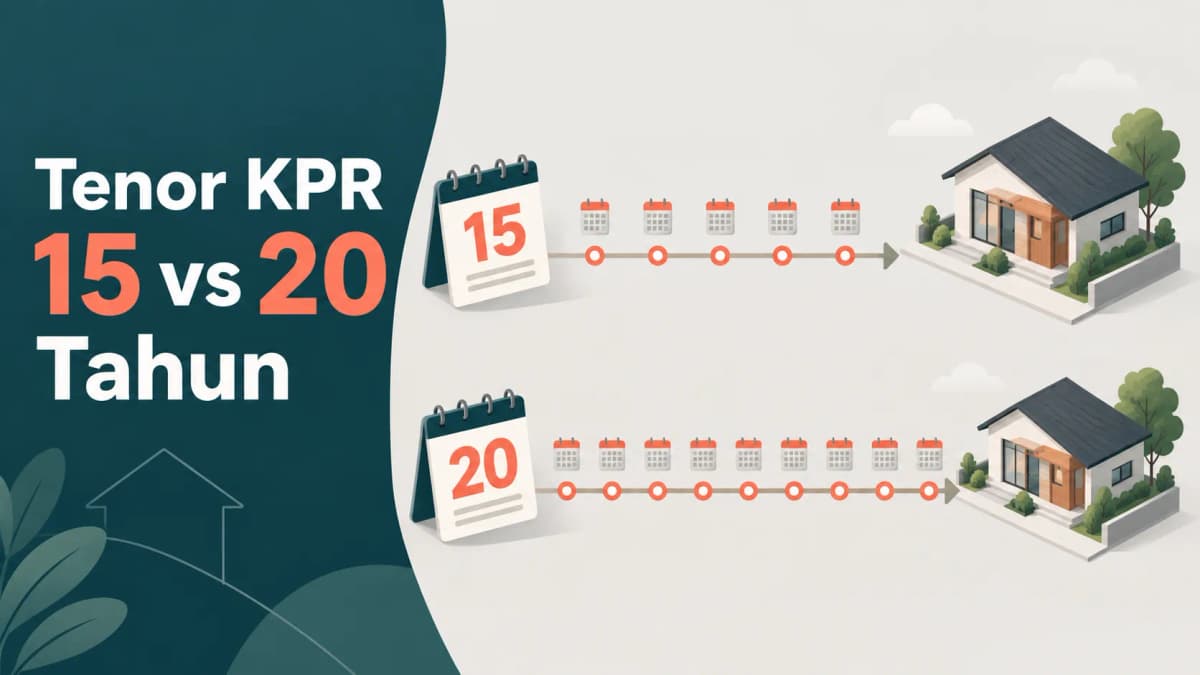 Tenor KPR 15 vs 20 Tahun: Mana Lebih Hemat? (Simulasi 2026)