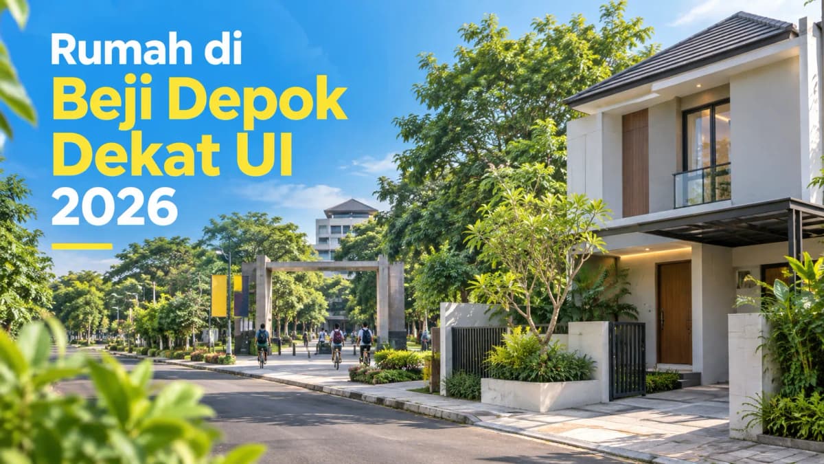 Rumah di Beji Depok Dekat UI 2026: Harga, Kos & Investasi