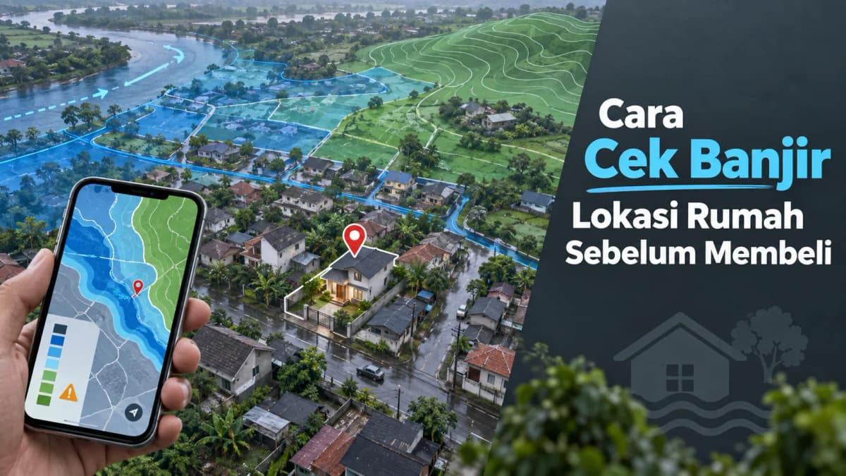 Cara Cek Banjir Lokasi Rumah Sebelum Membeli (5 Metode Akurat)