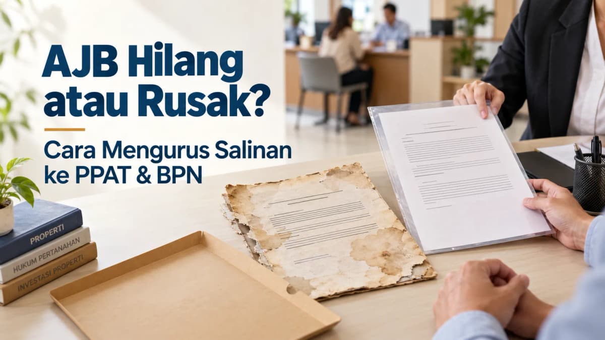 AJB Hilang atau Rusak? Cara Mengurus Salinan ke PPAT & BPN