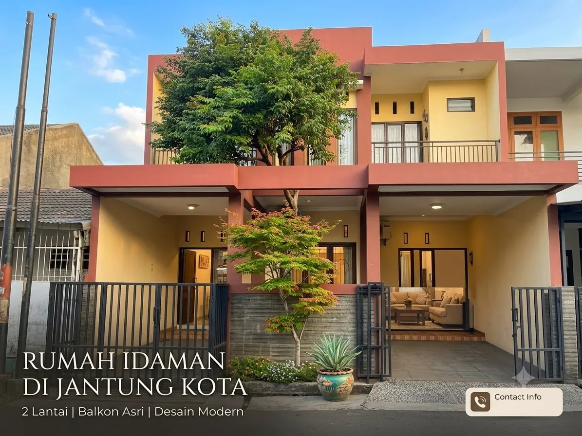Rumah Mewah Modern BSD Jalan Magnolia