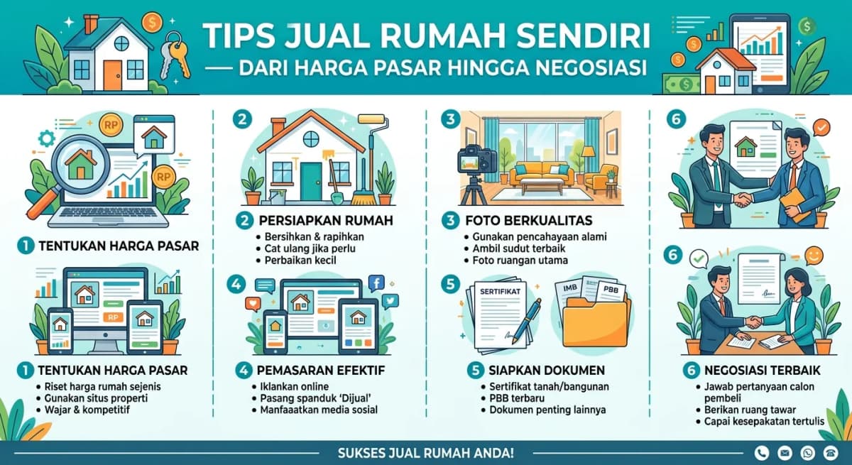 Tips Jual Rumah Sendiri — Dari Harga Pasar hingga Negosiasi