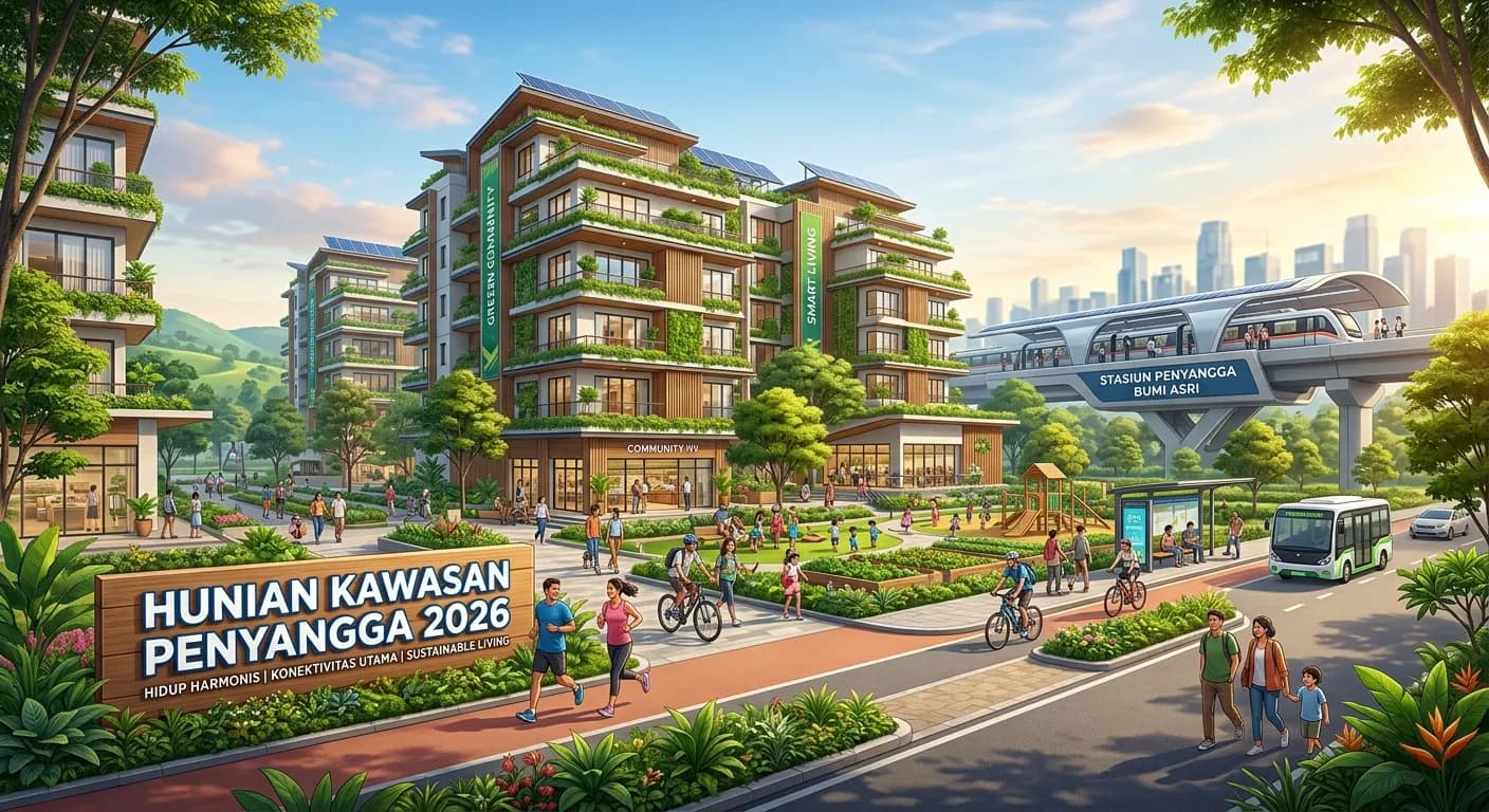 Hunian Kawasan Penyangga 2026: Bekasi, Tangerang & Depok dengan Akses LRT/Transportasi