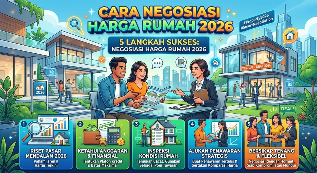Cara Negosiasi Harga Rumah 2026: Strategi Penawar yang Efektif & Tak Menyinggung
