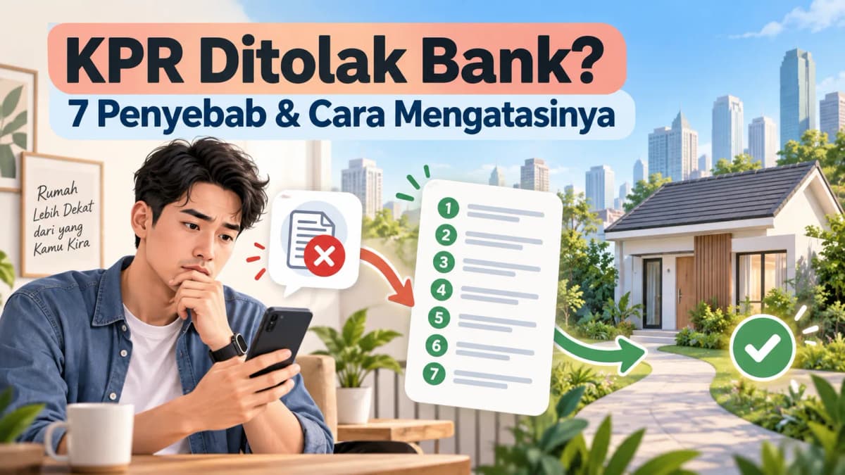 KPR Ditolak Bank? 7 Penyebab & Cara Mengatasinya (2026)