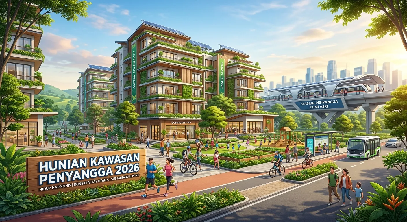 Hunian Kawasan Penyangga 2026: Bekasi, Tangerang & Depok dengan Akses LRT/Transportasi