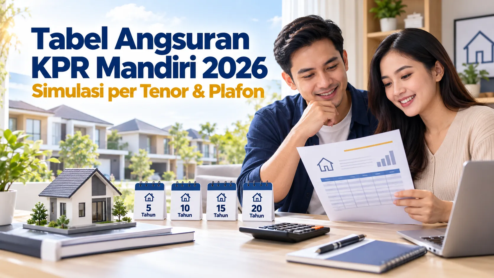 Tabel Angsuran KPR Mandiri 2026: Simulasi per Tenor & Plafon