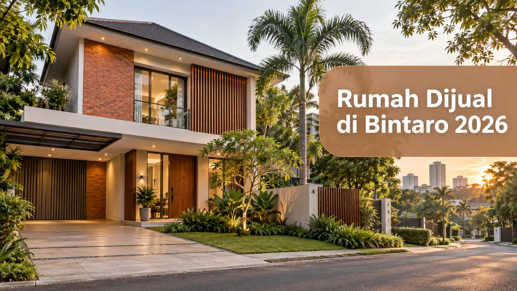 Rumah Dijual di Bintaro 2026: Harga per Cluster & Sektor