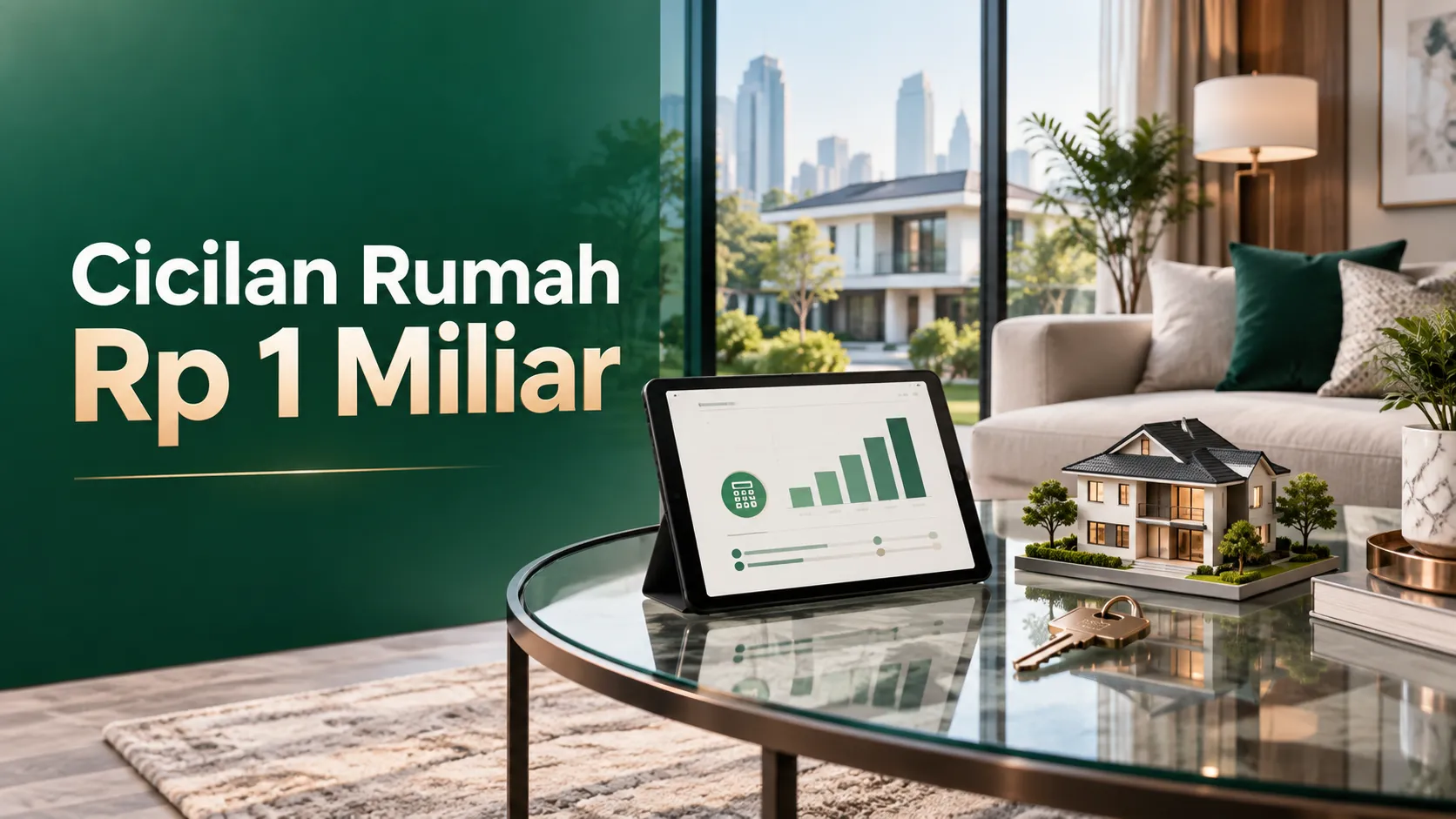 Cicilan Rumah Rp 1 Miliar 2026 per Bank & Tenor