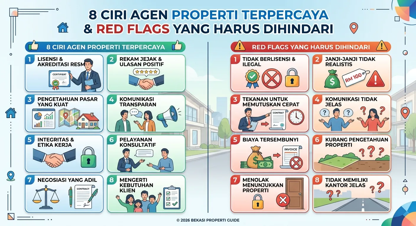 8 Ciri Agen Properti Terpercaya & Red Flags yang Harus Dihindari