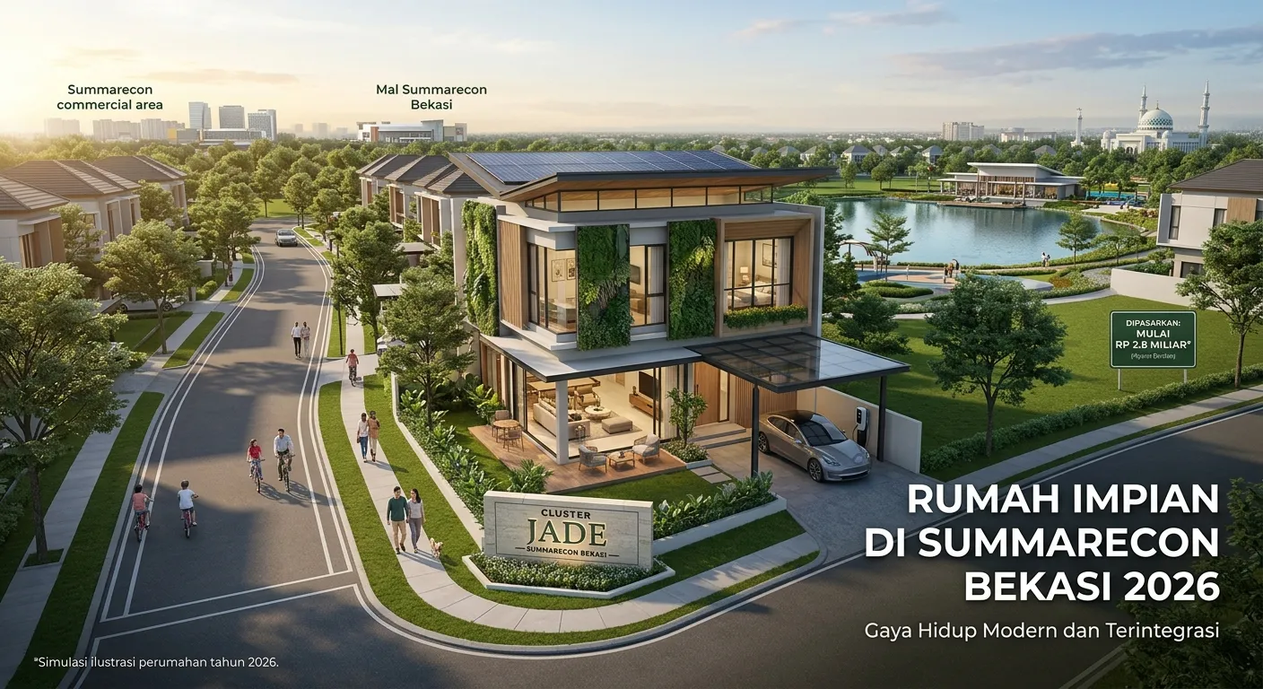 Rumah di Summarecon Bekasi 2026: Harga, Cluster & Akses